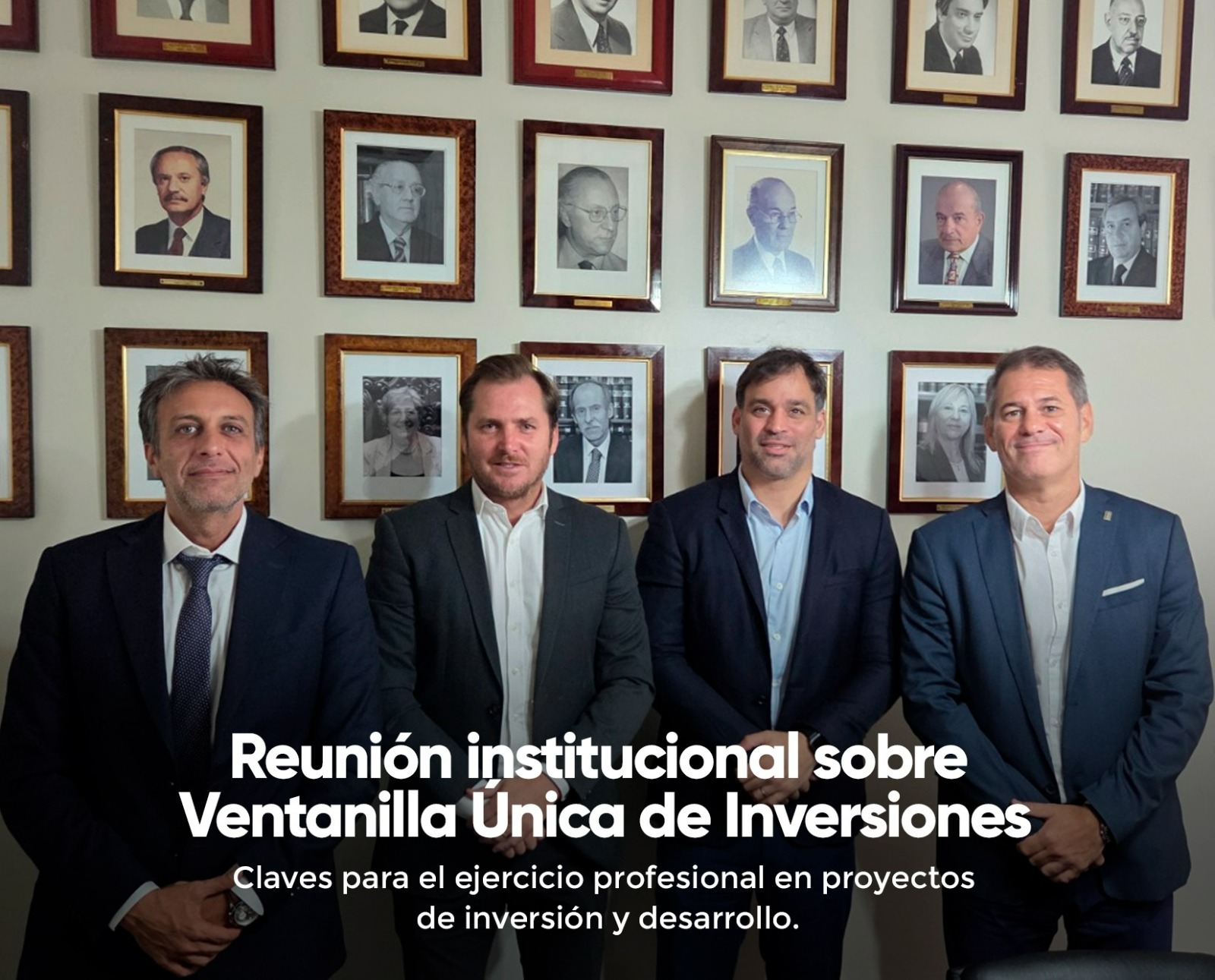 Reunión institucional sobre Ventanilla Única de Inversiones